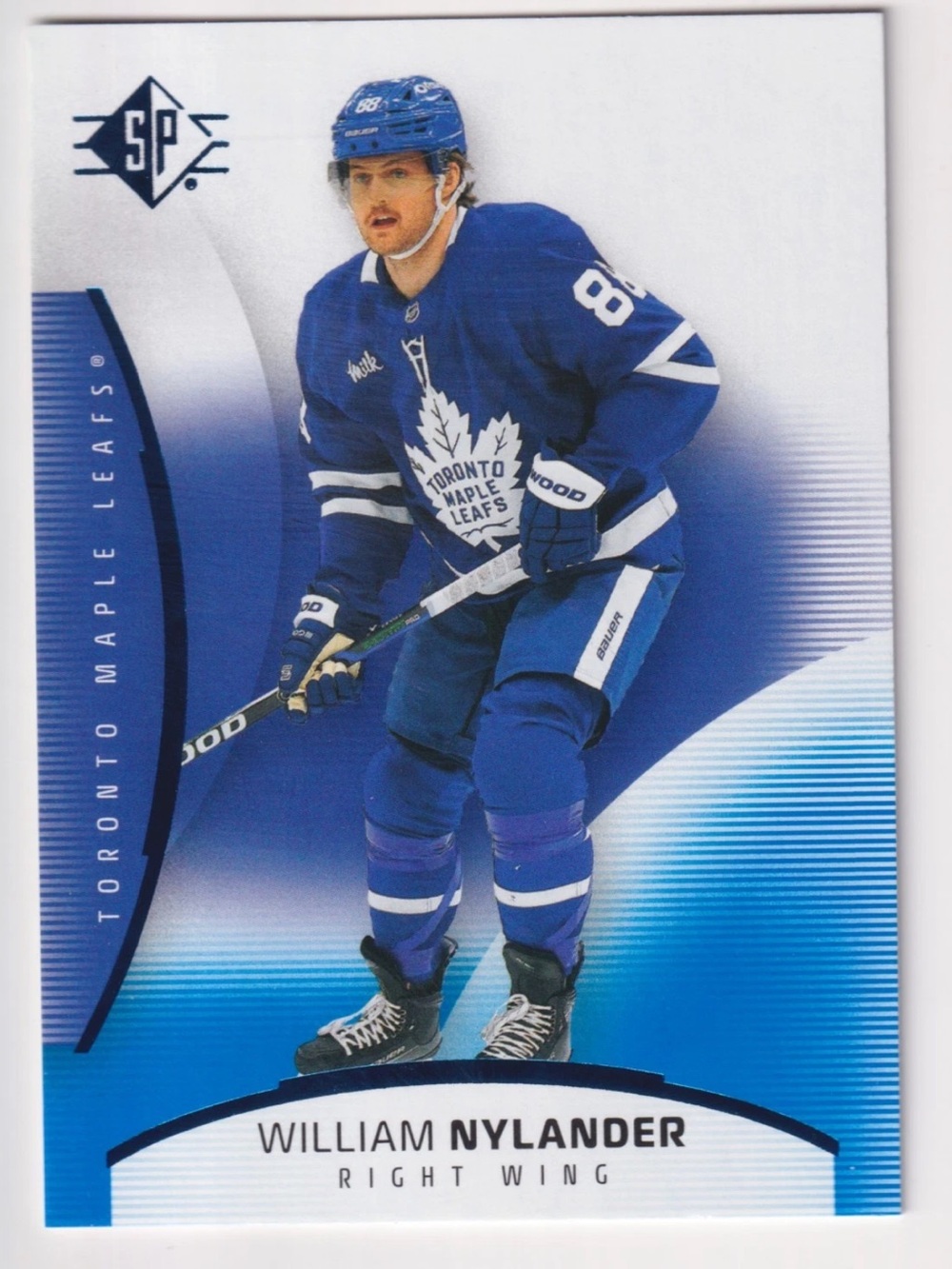William Nylander 2026 Toronto Maple Leafs SP Blue Hockey Card
